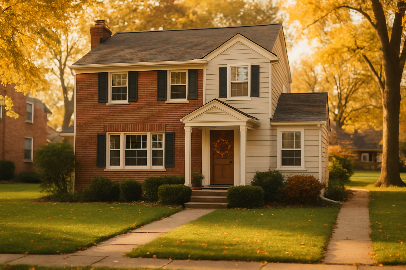 Neighborhood homes across Metro Detroit, Michigan